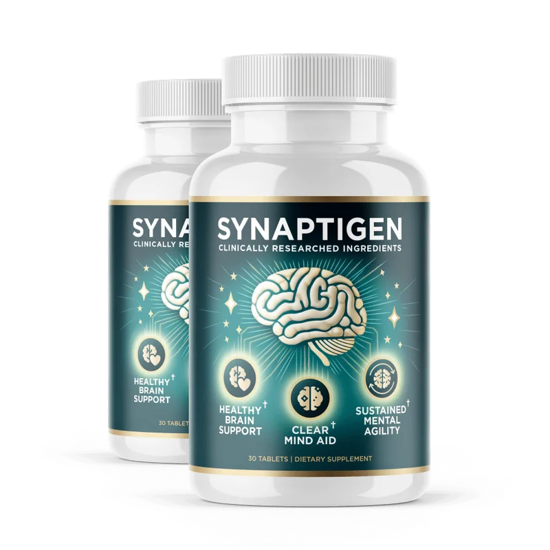 Synaptigen Natural Cognitive Formula — 2 Bottle / 60 Day Pack