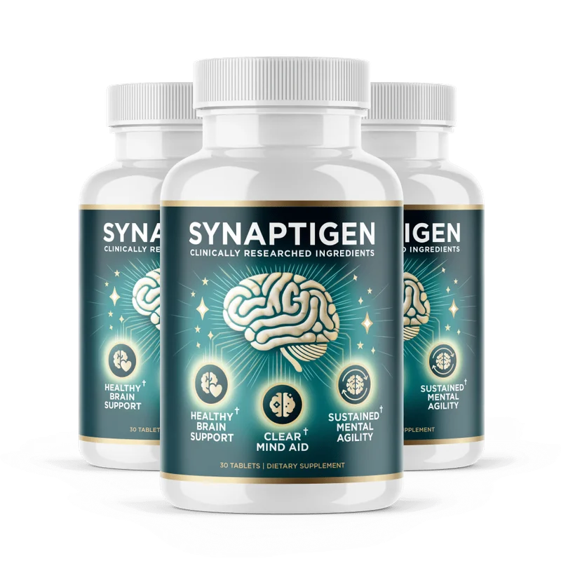 Synaptigen Natural Cognitive Formula — 3 Bottle / 90 Day Pack